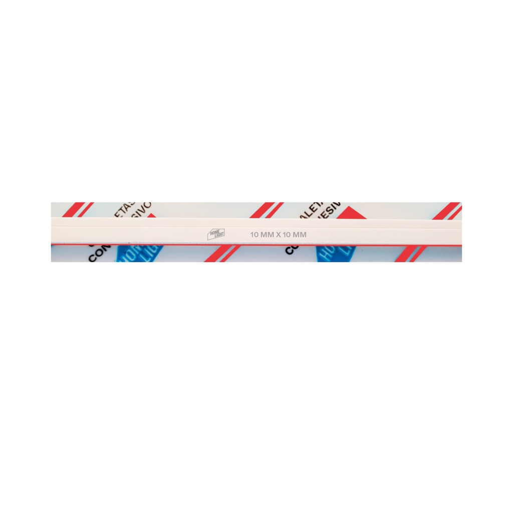 [1660101200837] CANALETA REFORZADA 10 X 10 (50)PVC C/PEG ROJO 2M HOME LIGHT