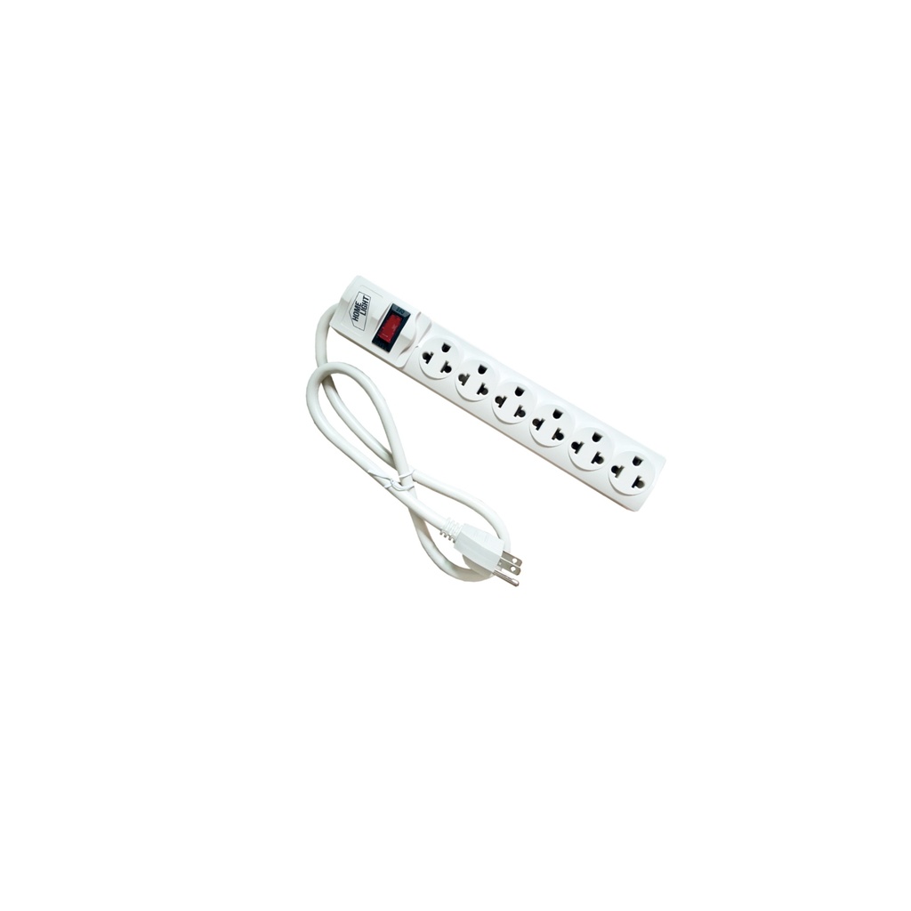 [1660102140120] SUPRESOR DE PICO C/6 TOMAS C/BLANCO 1M 16AWG HOME LIGHT
