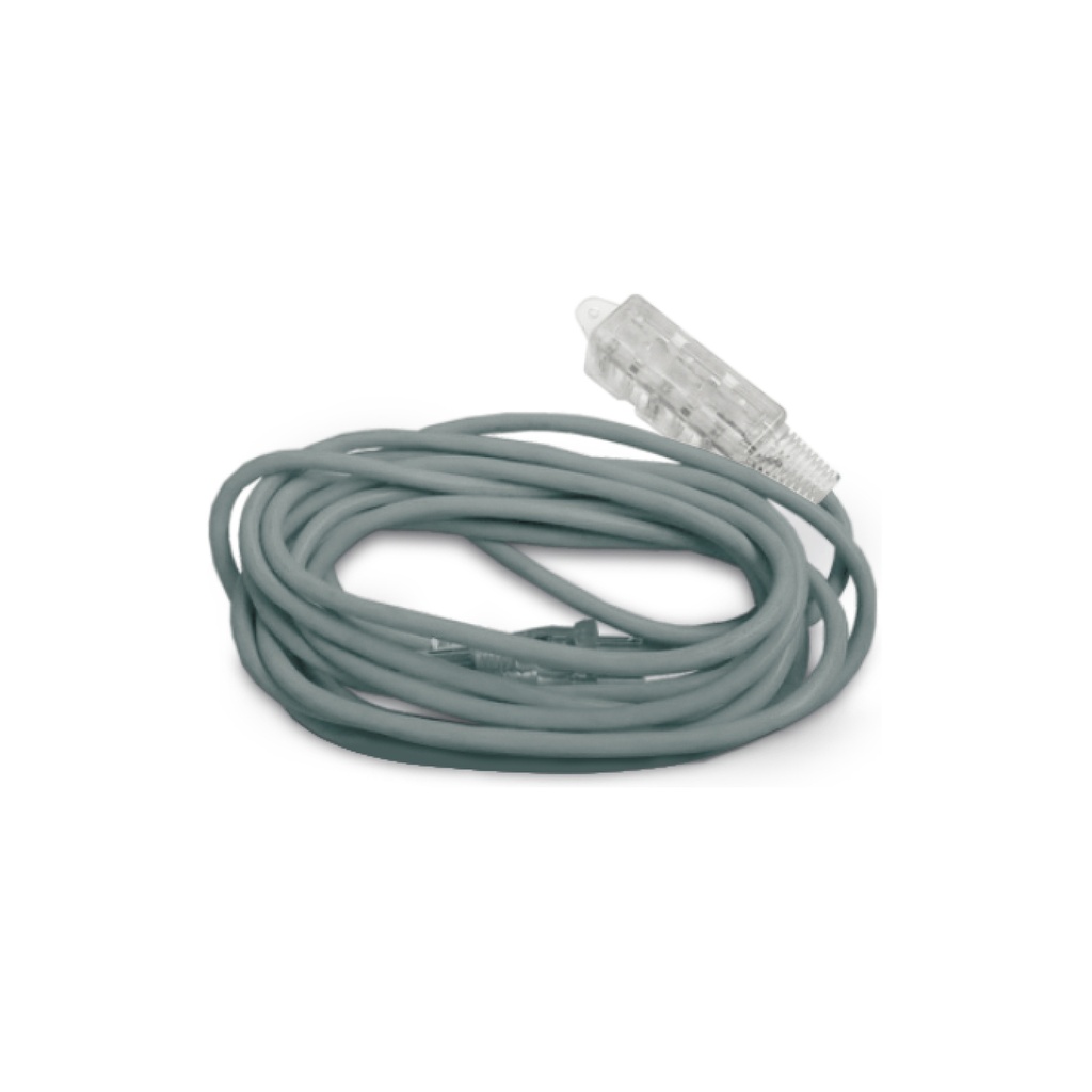 [1660102166083] EXTENSION GRIS C/3 TOMAS FOCO D/NEON 15M 16AWG HOME LIGHT
