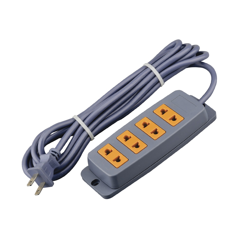 [1660102200828] EXTENSION CON 4 TOMAS GRIS 30M 18AWG HOME LIGHT