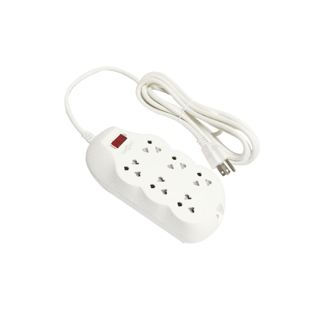SUPRESOR DE PICO 6 TOMAS 5M 16AWG DELUXE HOME LIGHT