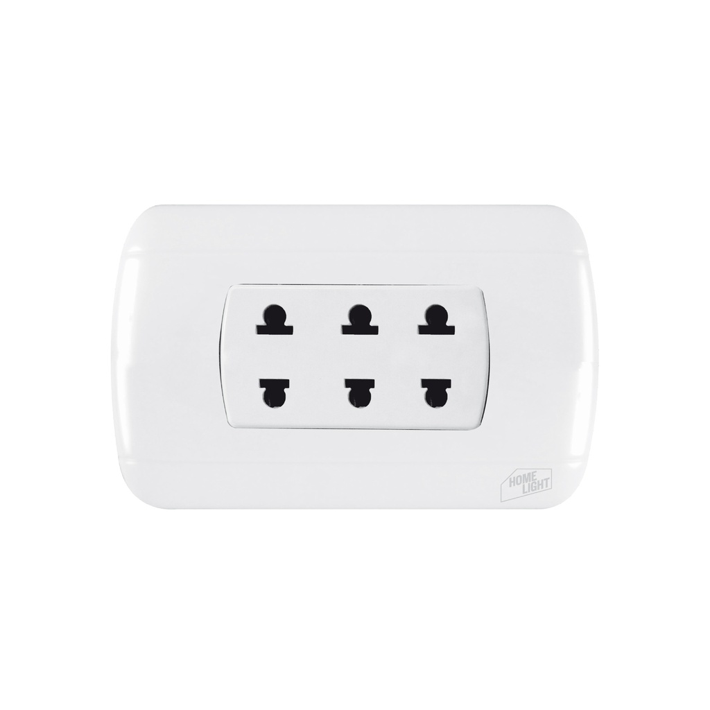 [1660104046244] TOMACORRIENTE TRIPLE P/EMPOTRAR CLASSIC HOME LIGHT