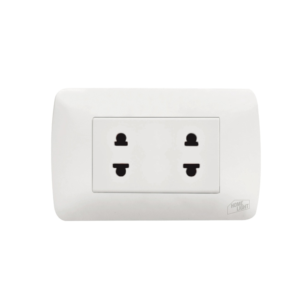 [1660104046334] TOMACORRIENTE DOBLE P/EMP HOME LIGHT LUXURY