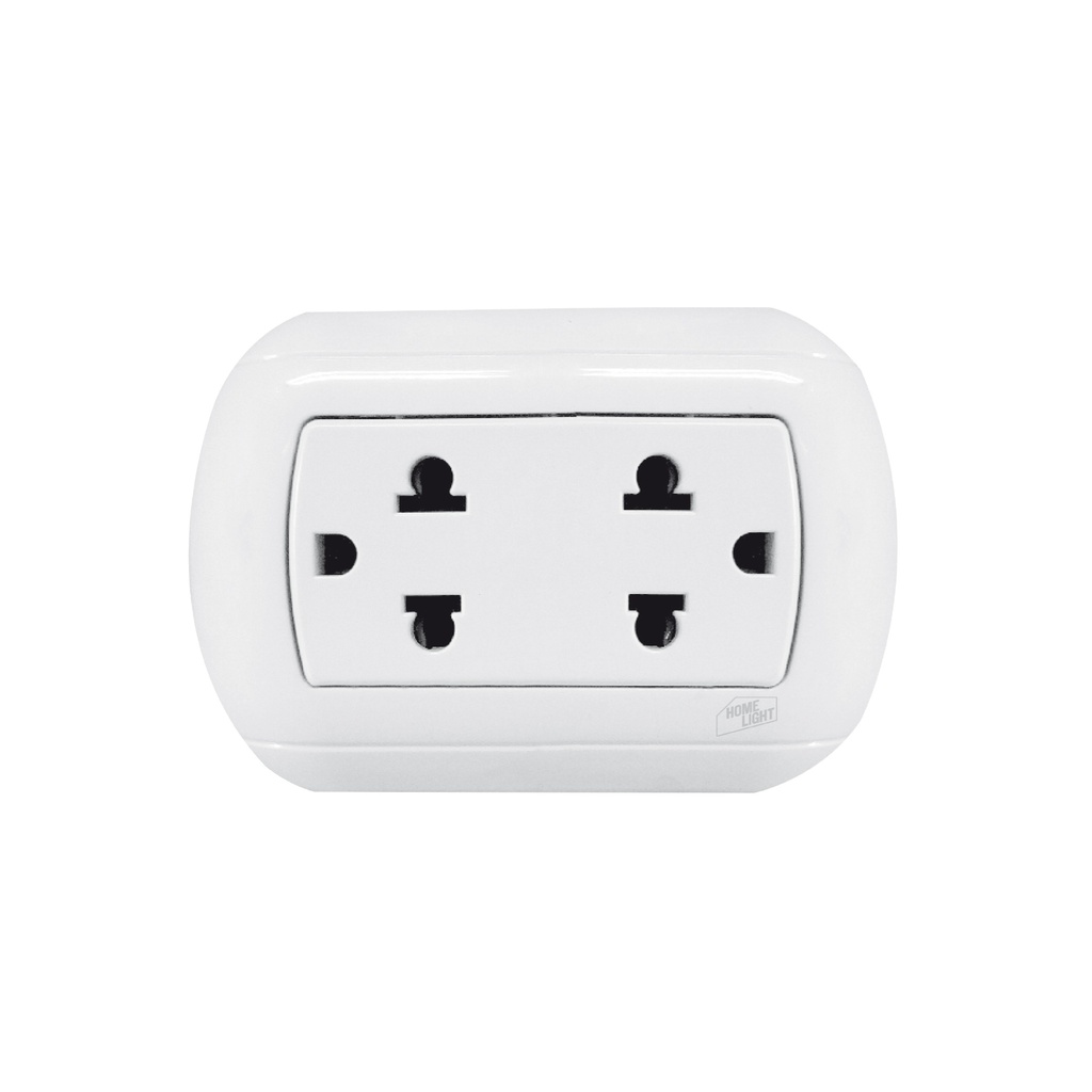 [1660104166006] TOMACORRIENTE DOBLE P/SOB C/SAL. A TIERRA CLASSIC HOME LIGHT