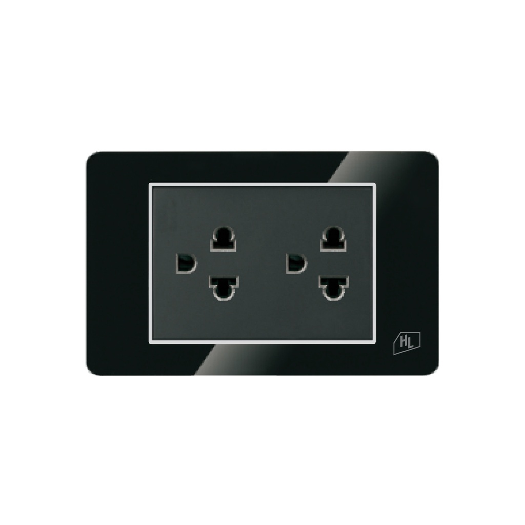 [1660104200713] TOMACORR DOBLE P/EMP C/SAL TIERRA NEGRO ACRILICO ELEGANT HOME LIGHT
