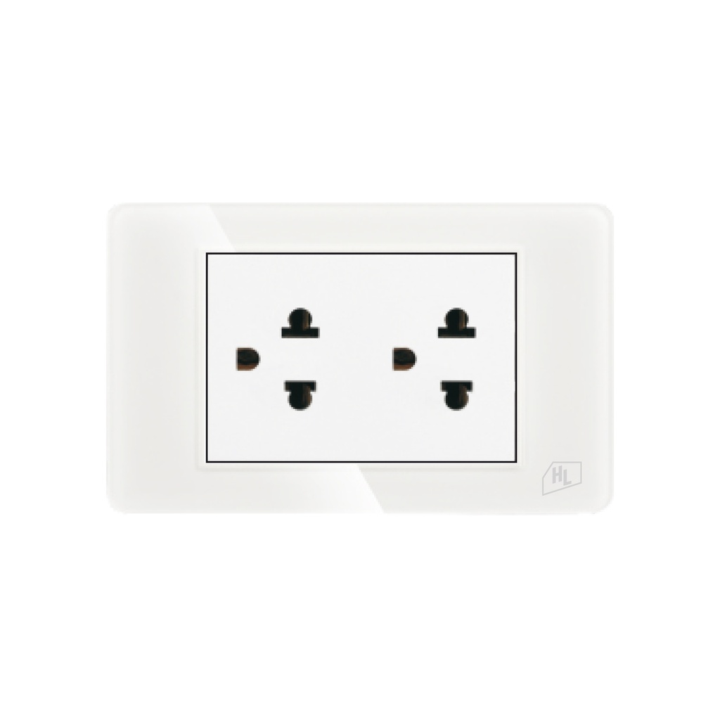 [1660104200723] TOMACORR DOBLE P/EMP C/SAL TIERRA BLANCO ACRILICO ELEGANT HOME LIGHT