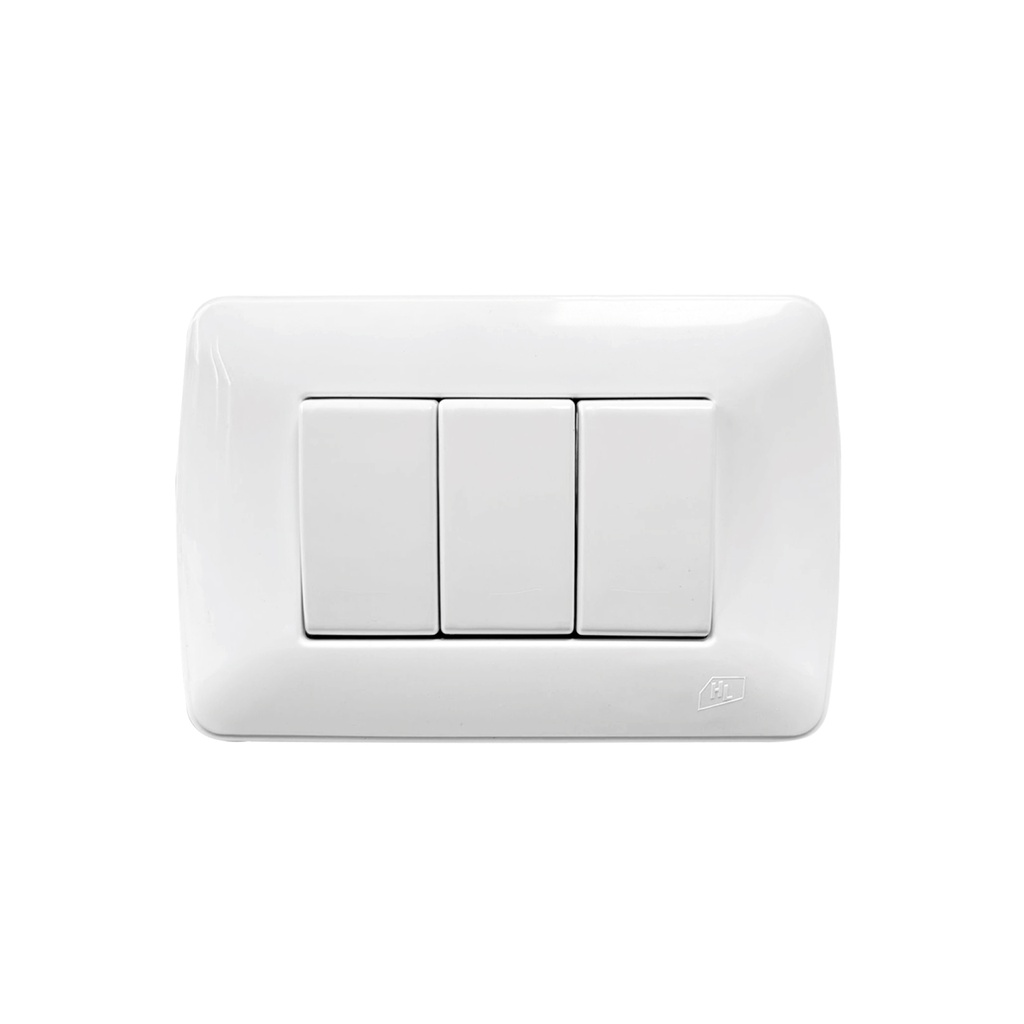 INTERRUPTOR TRIPLE P/EMP LUXURY HOME LIGHT