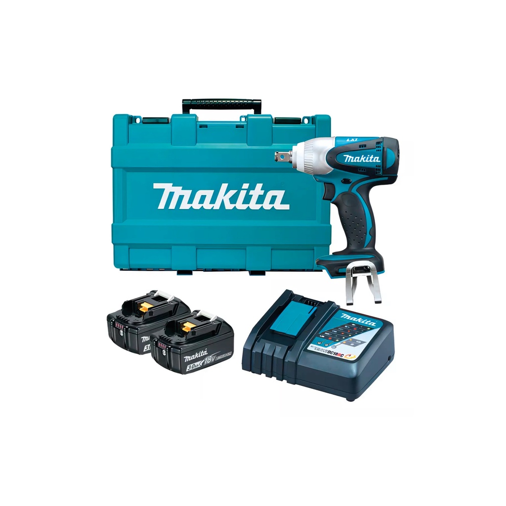 LLAVE DE IMPACTO 1/2" 18V DTW190RFE + 2 BAT 3AH + CARG - MAKITA LXT