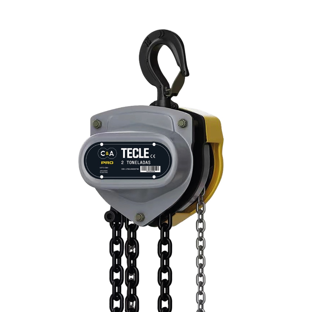 [1700104200790] TECLE C/CADENA 2 TON X 3MTS - C&A PRO