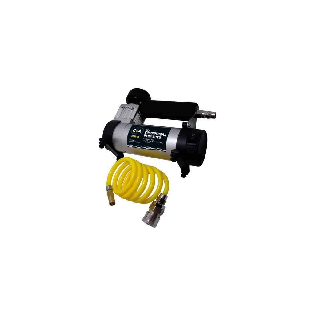 [1700104200911] COMPRESORA PARA AUTO 12V C&A PRO MALETIN