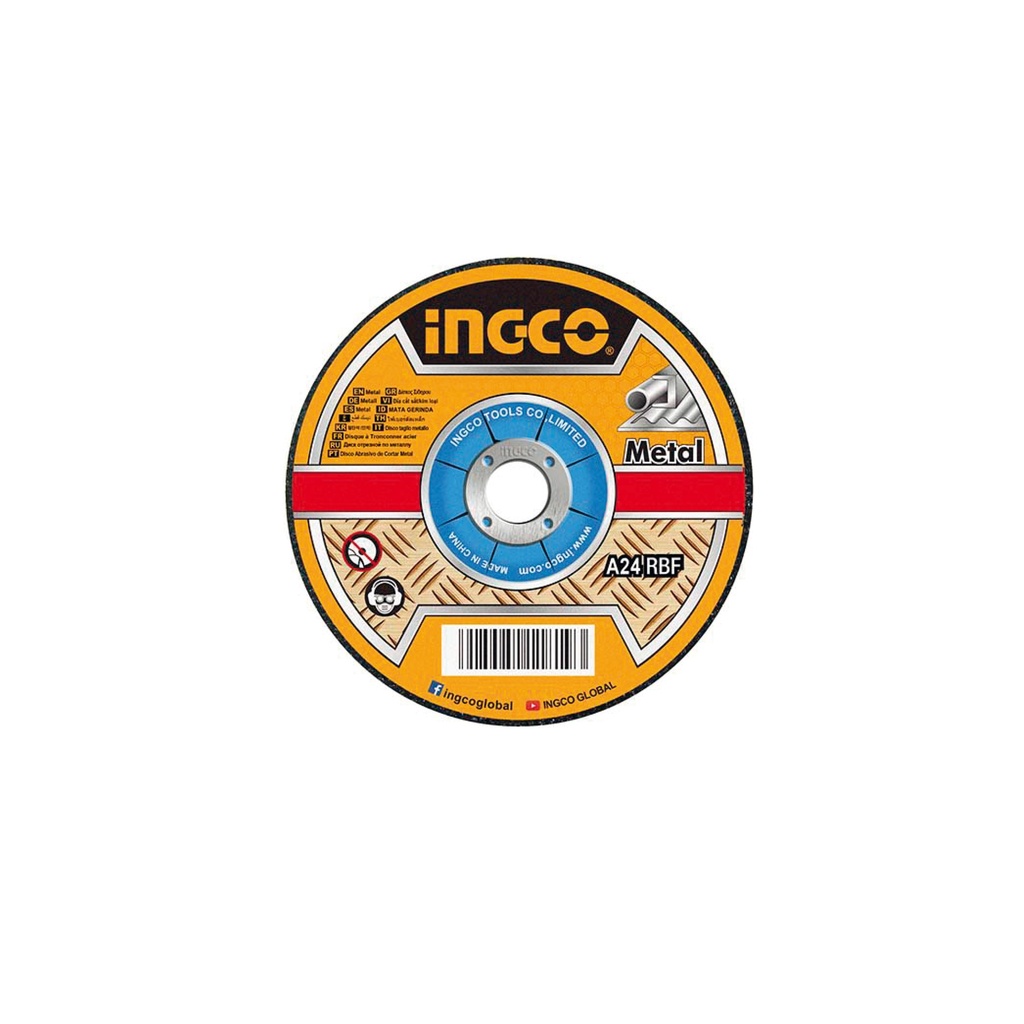 [1830102183030] DISCO DESBASTE DE METAL 4 1/2" X 6MM (25)MGD601151 INGCO